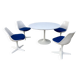 Table et 4 chaises Maurice Burke pour Arkana 1967