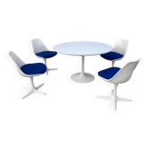 Maurice Burke table and 4 chairs for Arkana 1967