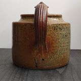 Signed vintage sandstone teapot
