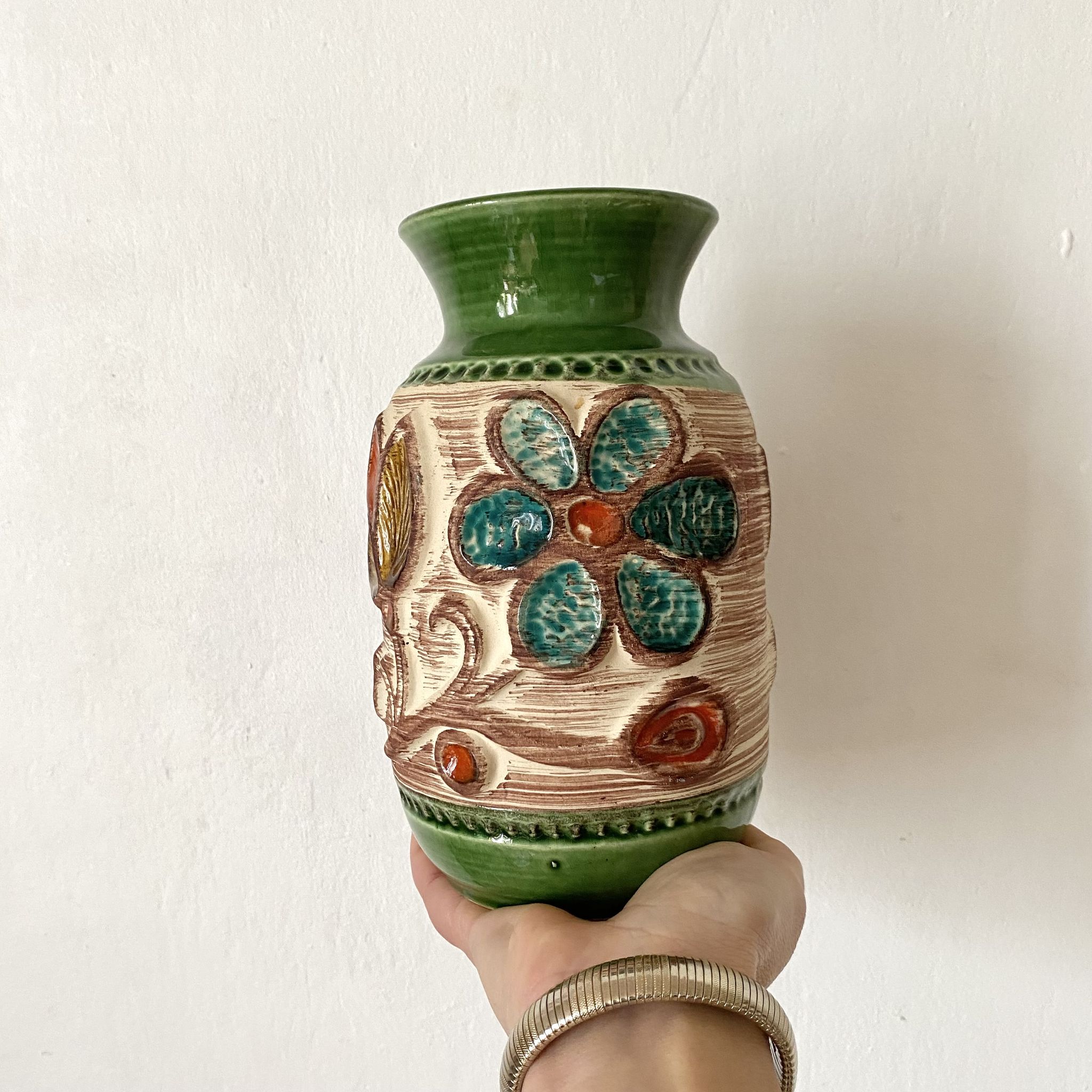 Vintage West Germany ceramic vase