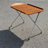 Alminette folding table with teak top, Norway, 1960s
