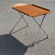Table pliante à plateau en teck Alminette, Norvège, années 1960