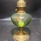 Brass oil lamp