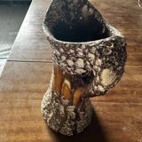 Vase Fat Lava Vallauris H 24 cm