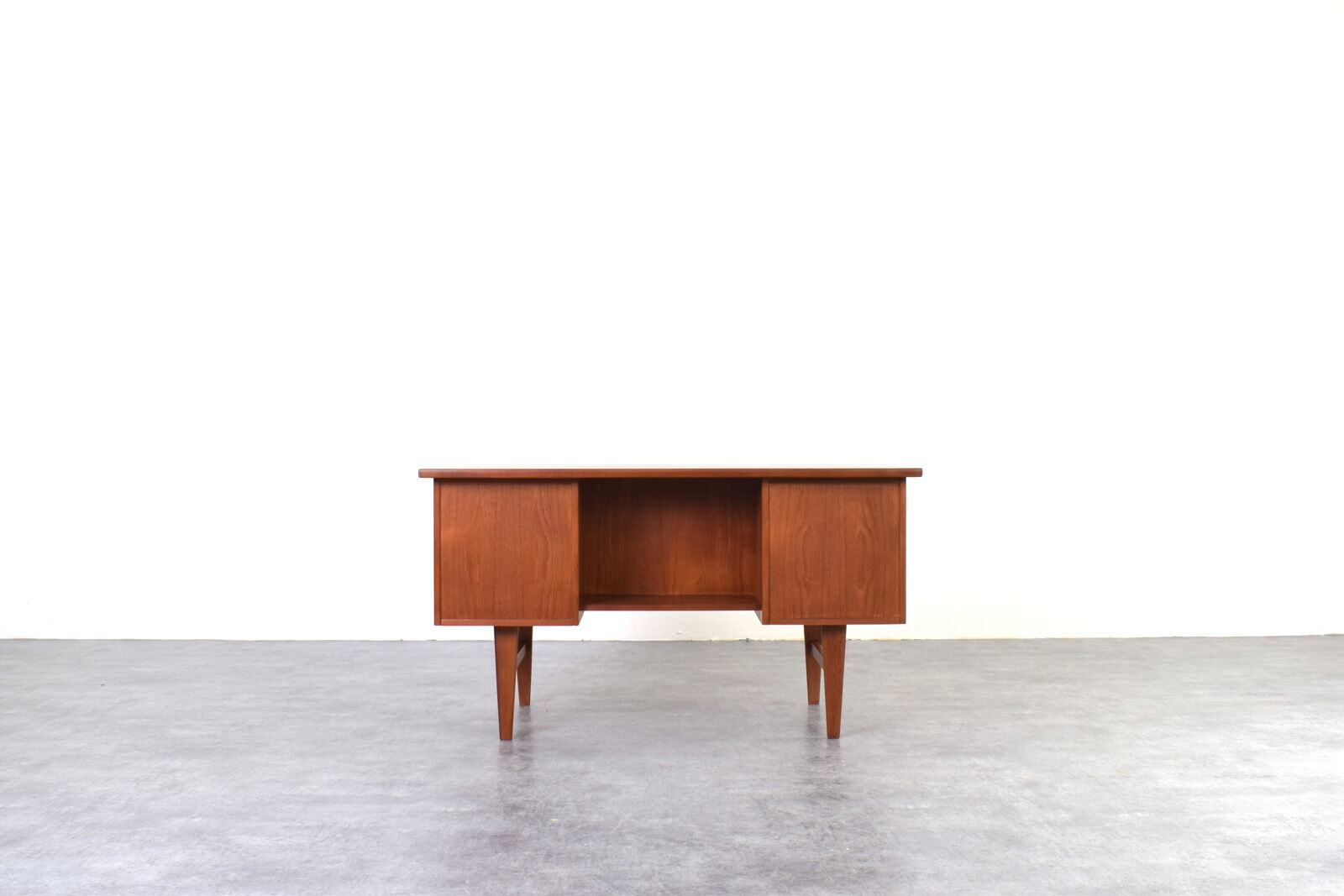 Mid-Century Danish Teak Executive Desk, 1960s.