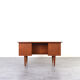 Mid-Century Danish Teak Executive Desk, 1960s.