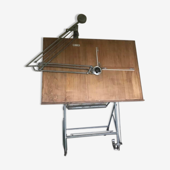 Industrial style architect drawing table