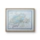 Switzerland, old map, printed in 1852. Authentic.