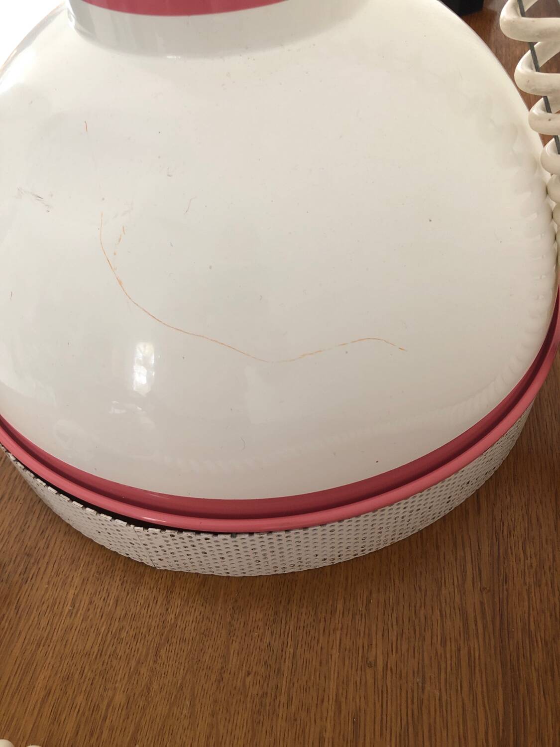 Vintage pink Cubi Spot industrial pendant light