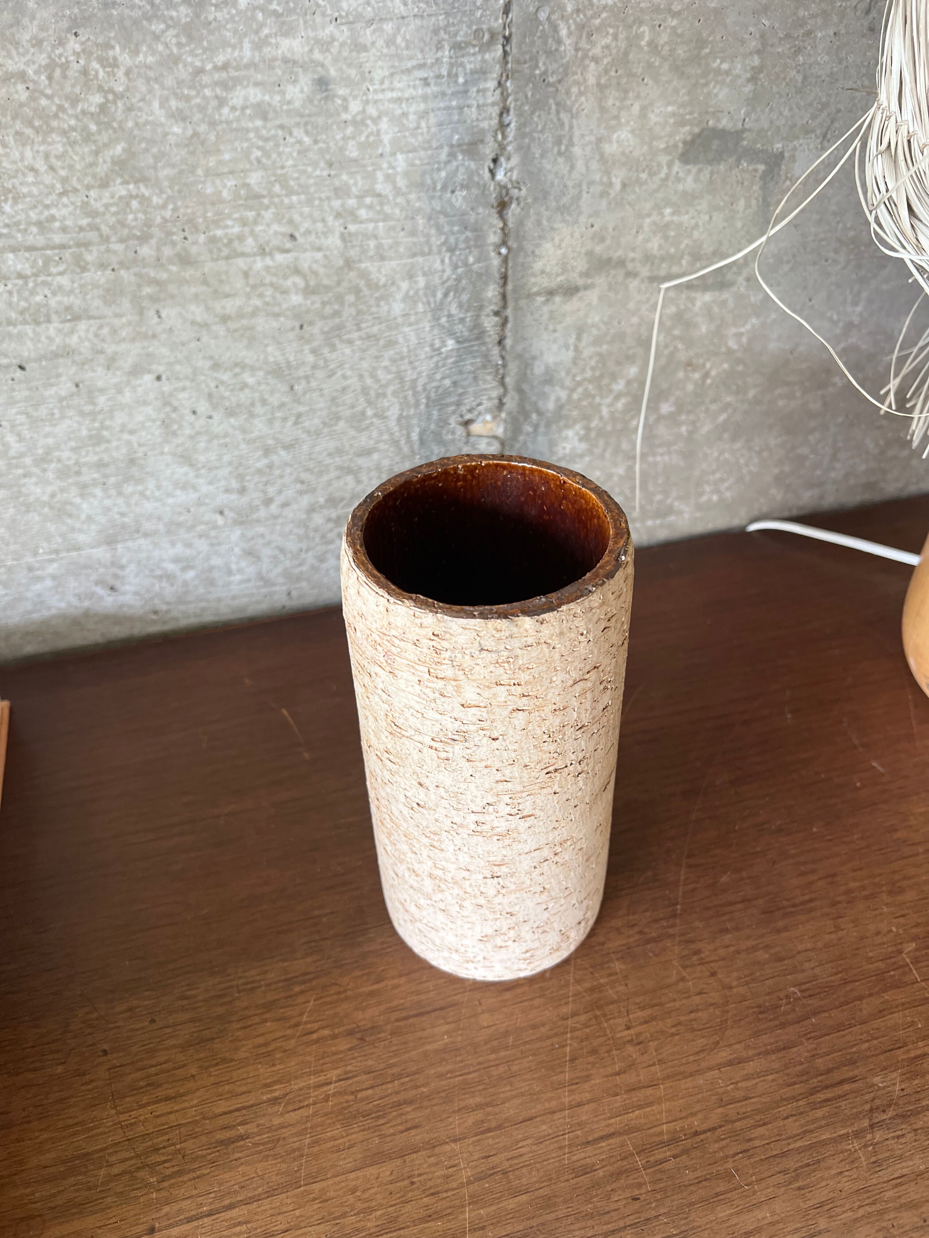 Glazed terracotta vase from the 50s