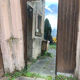 Marly brothers chiseled mirror in burgundy made in France 1950-1960