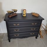 Solid wood chest of drawers 3 drawers