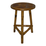 Bamboo tripod stool from the 1950s