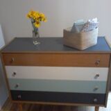 Commode vintage relookée