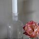 Clear glass bottle vase 500