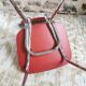 Vintage 60s chair in red leatherette