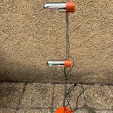 1970s orange designer floor lamp