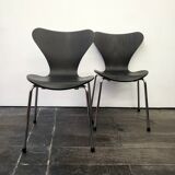2 Seven chairs by Arne Jacobsen for Fritz Hansen - children's model