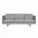 Alta sofa silver velour, Scandinavian design