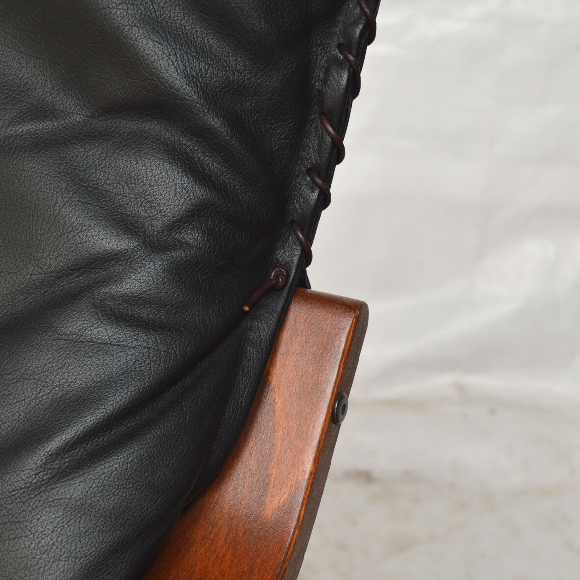 Armchair Poang unique model leather