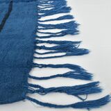 Mid Century Modern Blue Vintage Rug, 147x222Cm