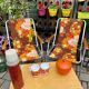 Pair of vintage camping chairs
