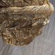 Suspension or rattan lampshade in an elongated spherical shape, layered H80 D