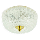Large Mid-Century Bubble Glass Flush Mount/Ceiling Light by Helena Tynell for Limburg, Germany, 1960