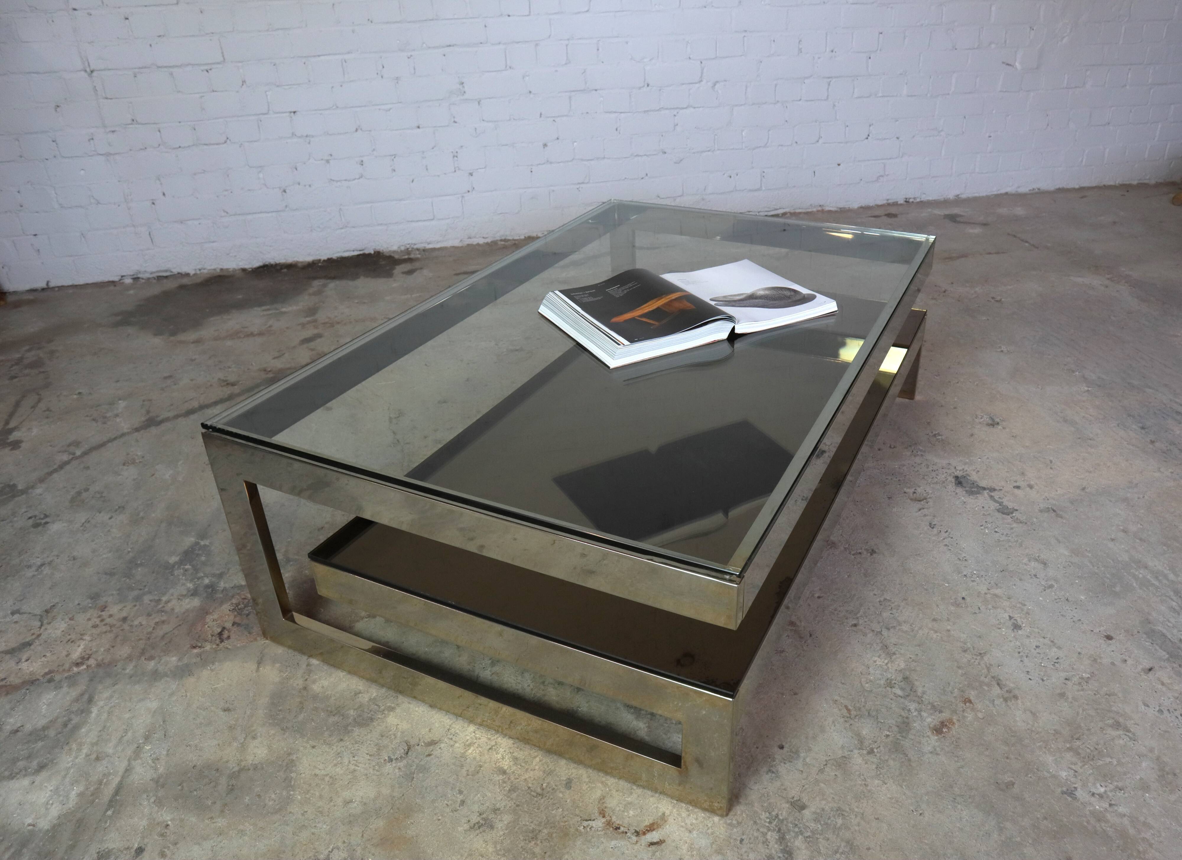 Belgo Chrom G-shape coffee table