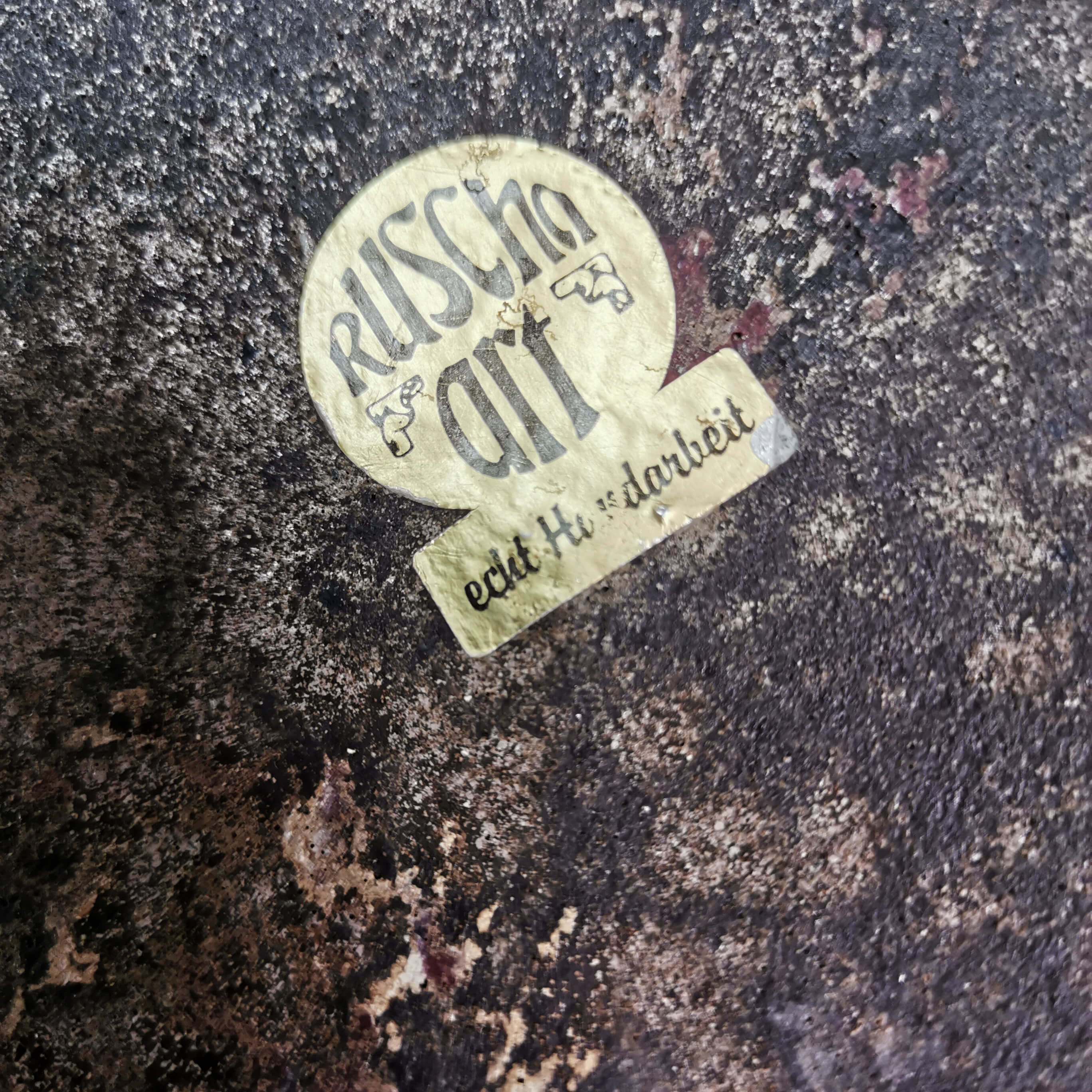 Ceramic platter, Ruscha, Germany, 1960s