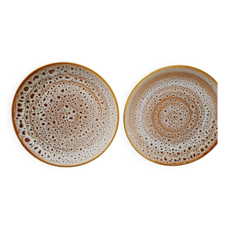 Pair of Niderviller Fauve plates