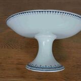 Gien iron earth compote dish Byzance model 19th century