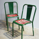 Pair of chairs Tolix T4, 1960