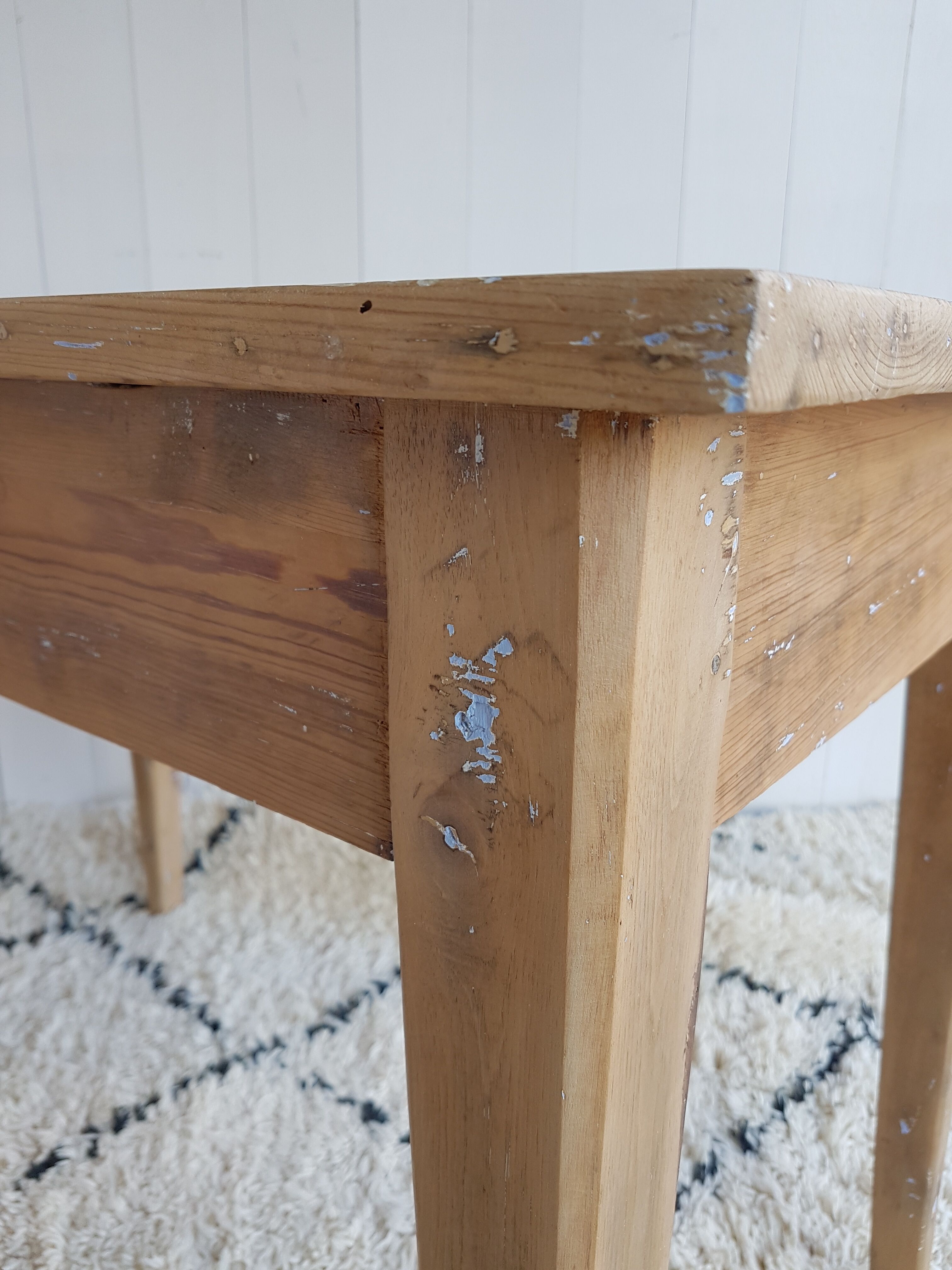 Renovated wooden table