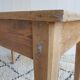 Table bois rénovée