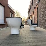 Joe Colombo Elda design armchair, Longhi edition