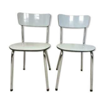 Set of 2 kitchen chairs formica