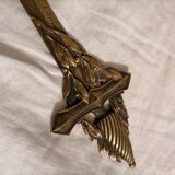 Former early XXeme bronze paper cut by E. Herzig