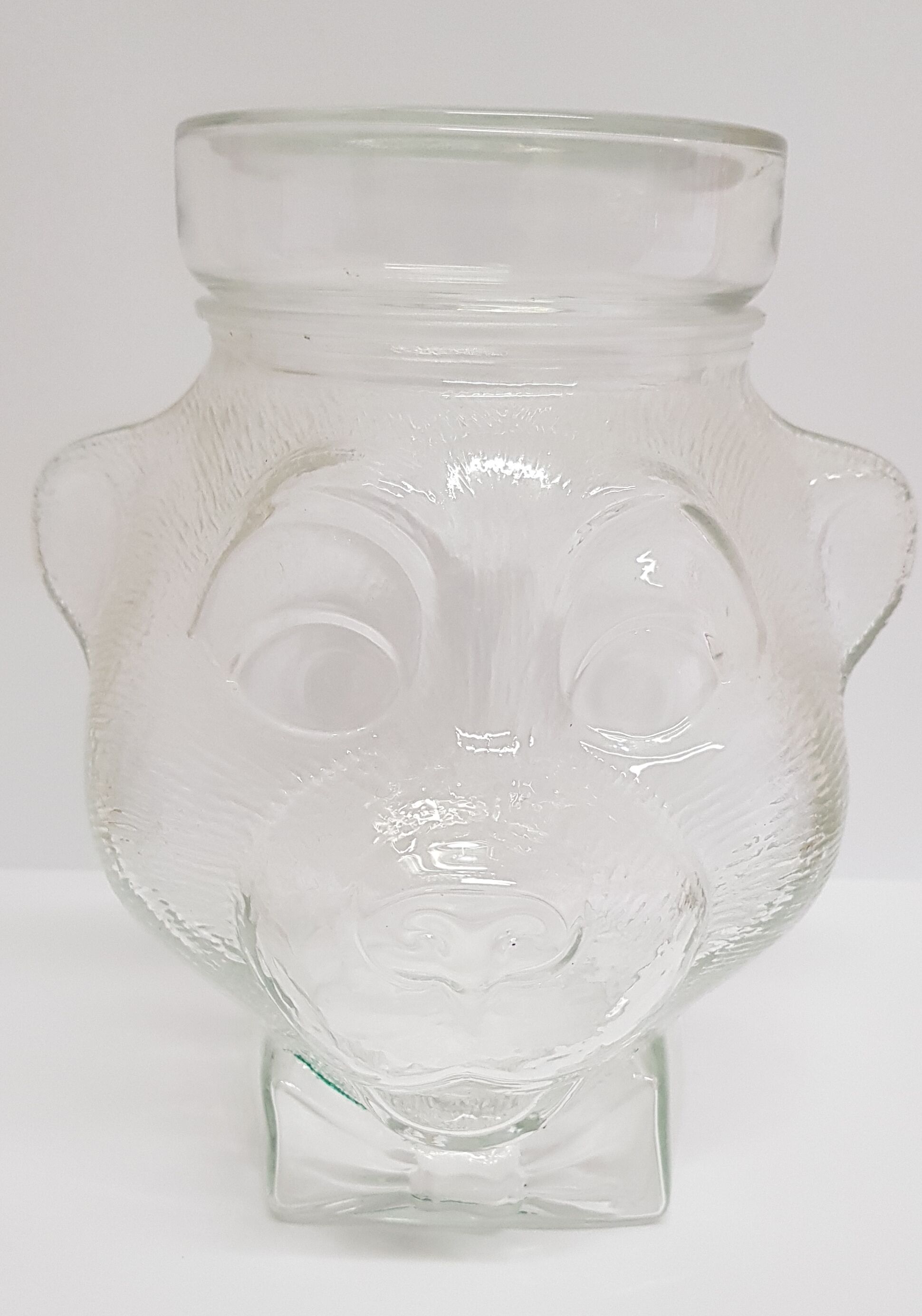 Bear with hat cookie jar