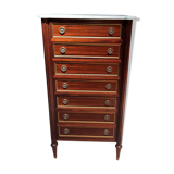 Semainier in mahogany Louis XVI style
