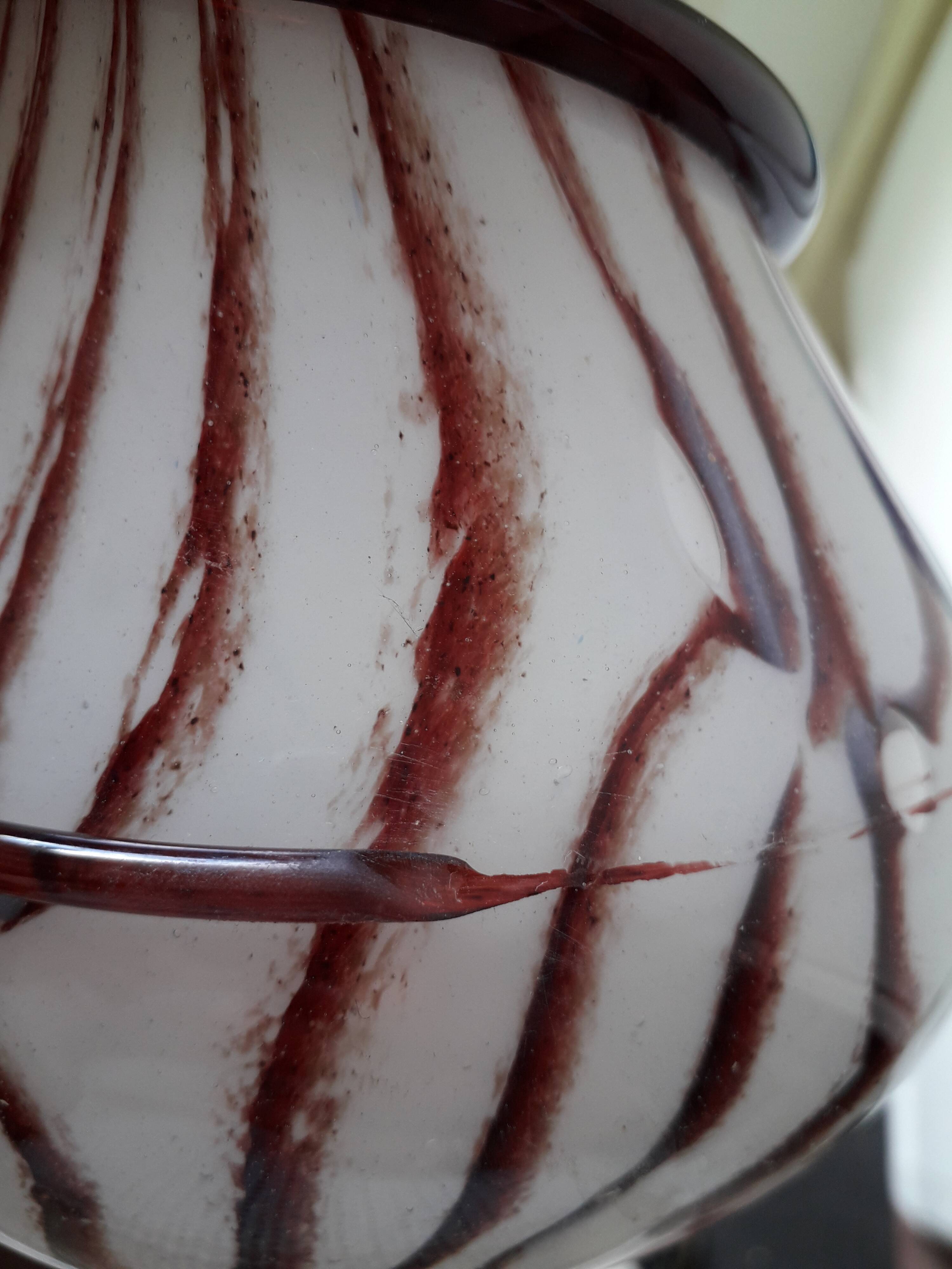 Blown glass vase Diverchy
