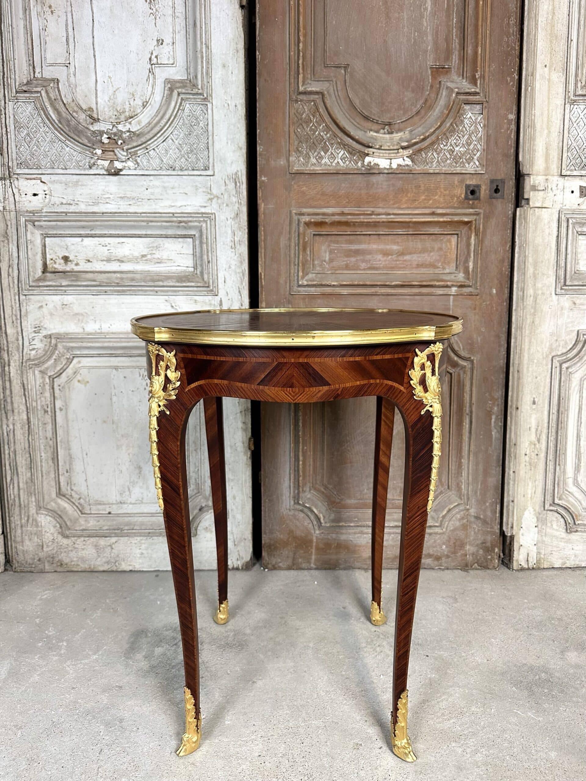 Napoleon III style gueridon from the late 19th century.