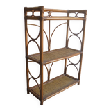 Rattan shelf