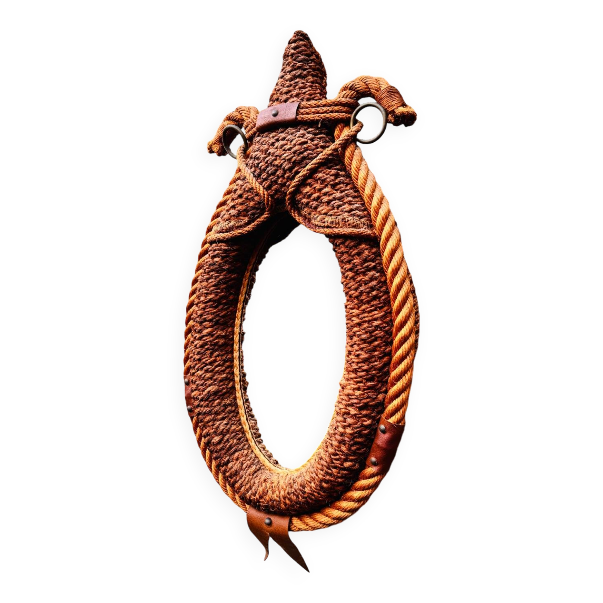 Audoux Minet vintage rope mirror