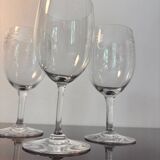 4 Perfection and 2 Byzantine Baccarat glasses