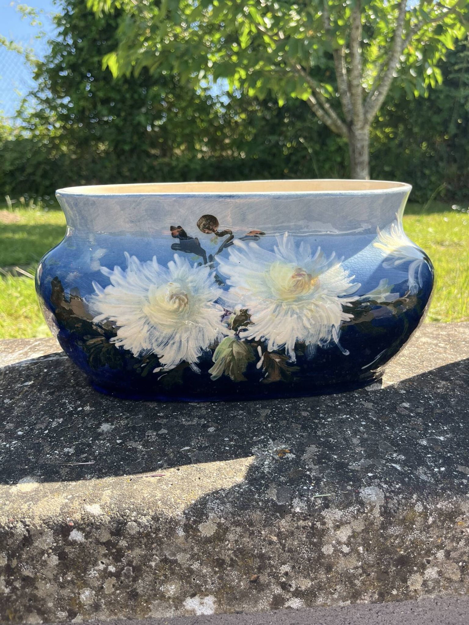 Fireplace set of vases in earthenware Montigny sur Loing