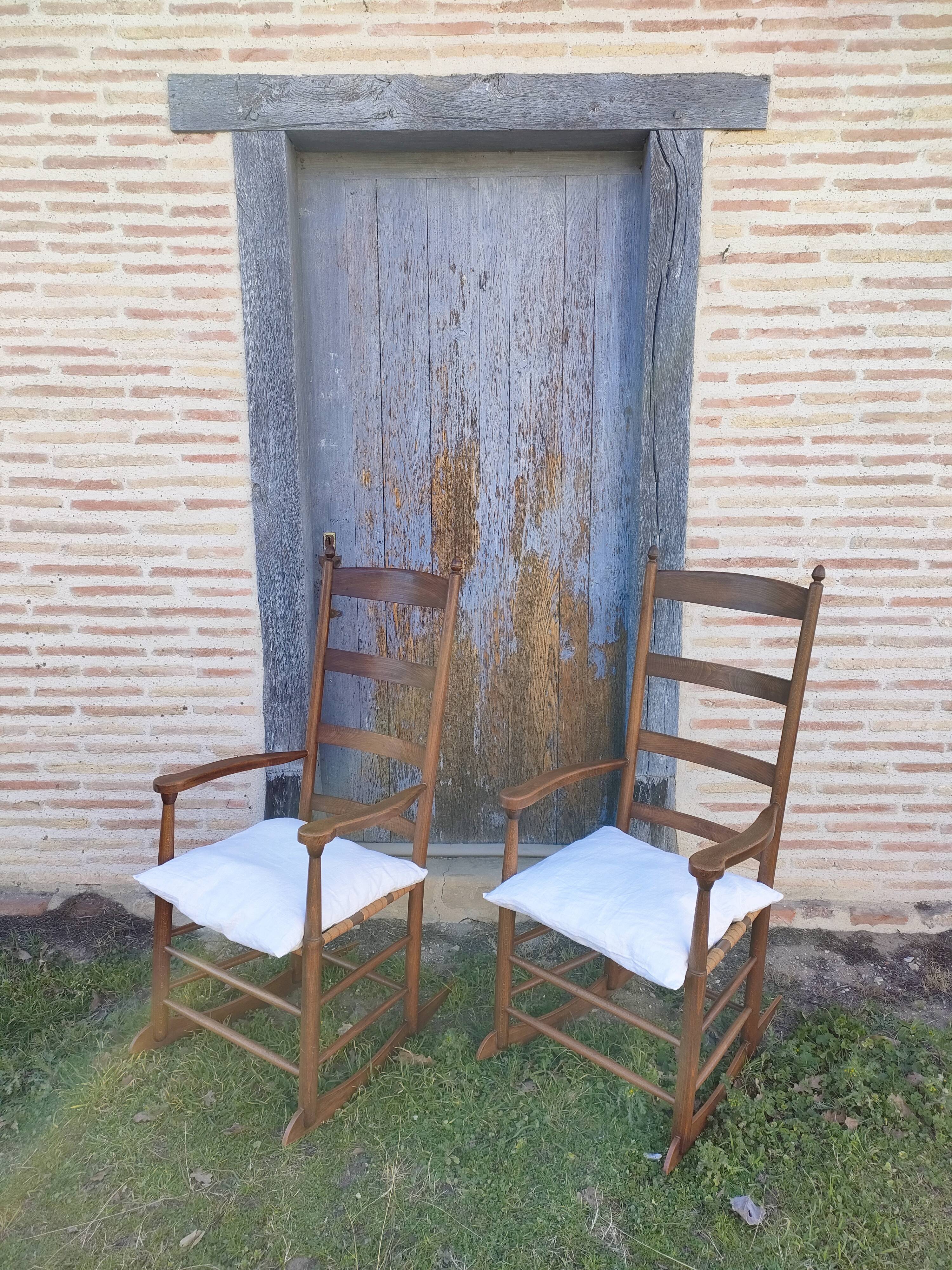 Paire de rocking-chair américains