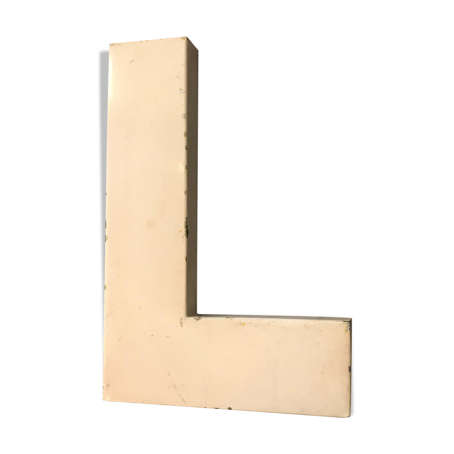 Old letter signs iron 30 cm L