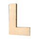 Old letter signs iron 30 cm L
