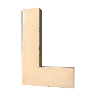 Old letter signs iron 30 cm L